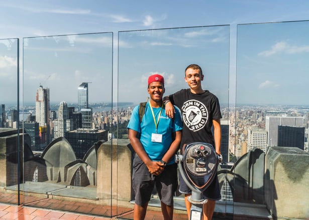 AIFS-Schüleraustausch-USA-New-York-Personen-Students-Freude-Sightseeing-orientation