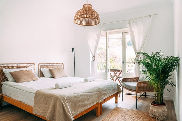 AIFS-Surfkurs-Portugal-Unterkunft-Gotadagua-Doppelbettzimmer