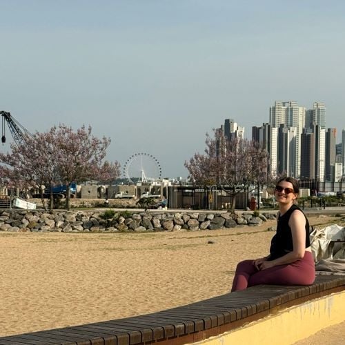 Jana von AIFS in Sokcho bei der Abenteuerreise in Südkorea mit AIFS