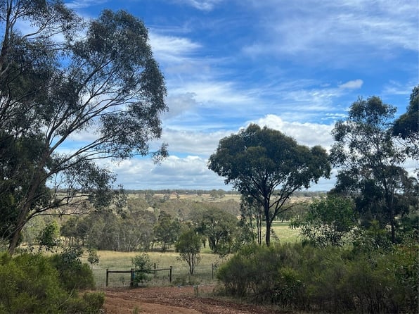 Ausblick einer Farm in Australien