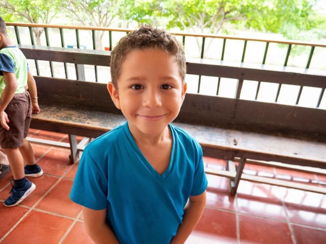 Ein Kind im Childcare Projekt in Costa Rica mit AIFS