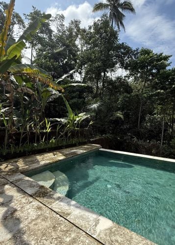 Pool bei der Freiwilligenarbeit in Bali mit AIFS