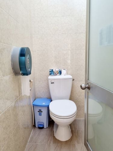 Toilette der Unterkunft bei der Freiwilligenarbeit in Vietnam