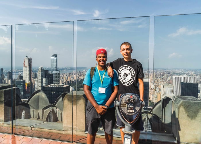 Personen bei den Orientation Days in New York mit AIFS