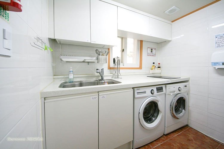 Gemeinschaftsküche der Mini-Apartments bei der Sprachreise in Südkorea mit AIFS
