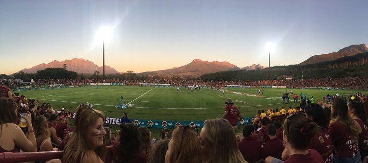 Rugby während des Auslandssemesters an der Stellenbosch Universität in Südafrika