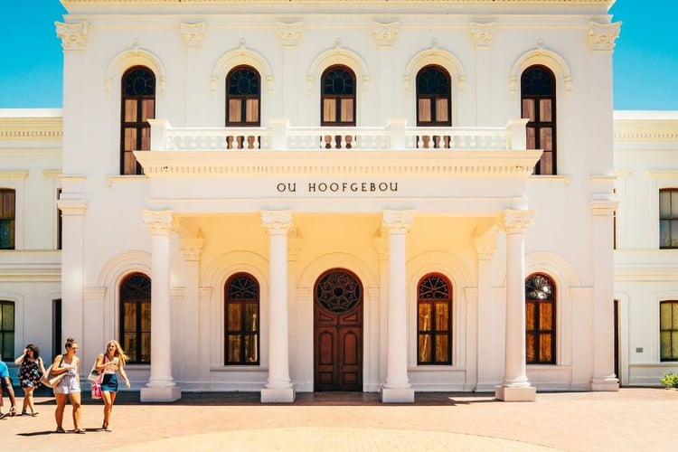 Gebäude der Stellenbosch Universität in Südafrika