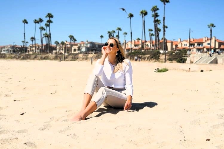 Am Strand von Huntington Beach