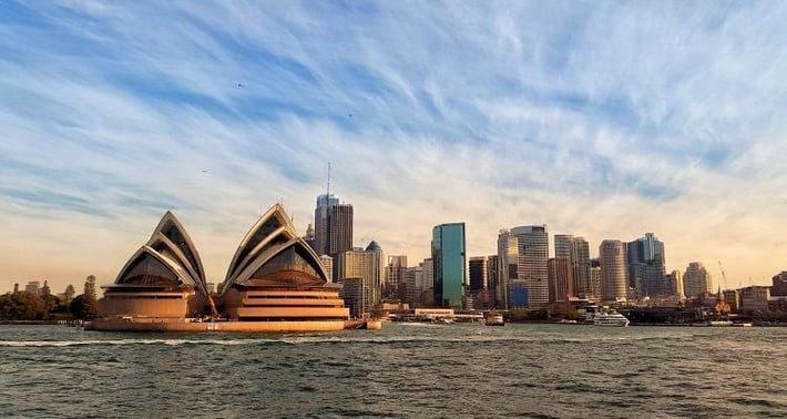 Blick auf das Sydney Opera House