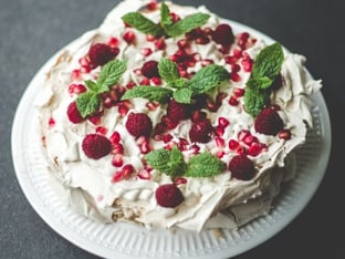 Pavlova ist eine beliebte Nachspeise an Weihnachten in Australien