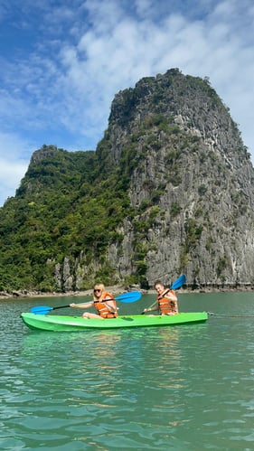 Kanutour in Vietnam mit AIFS