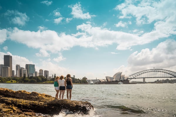AIFS Australien: Sydney's Ikone am Hafen – Erlebe die majestätische Opera und die Harbour Bridge mit AIFS in Australien.