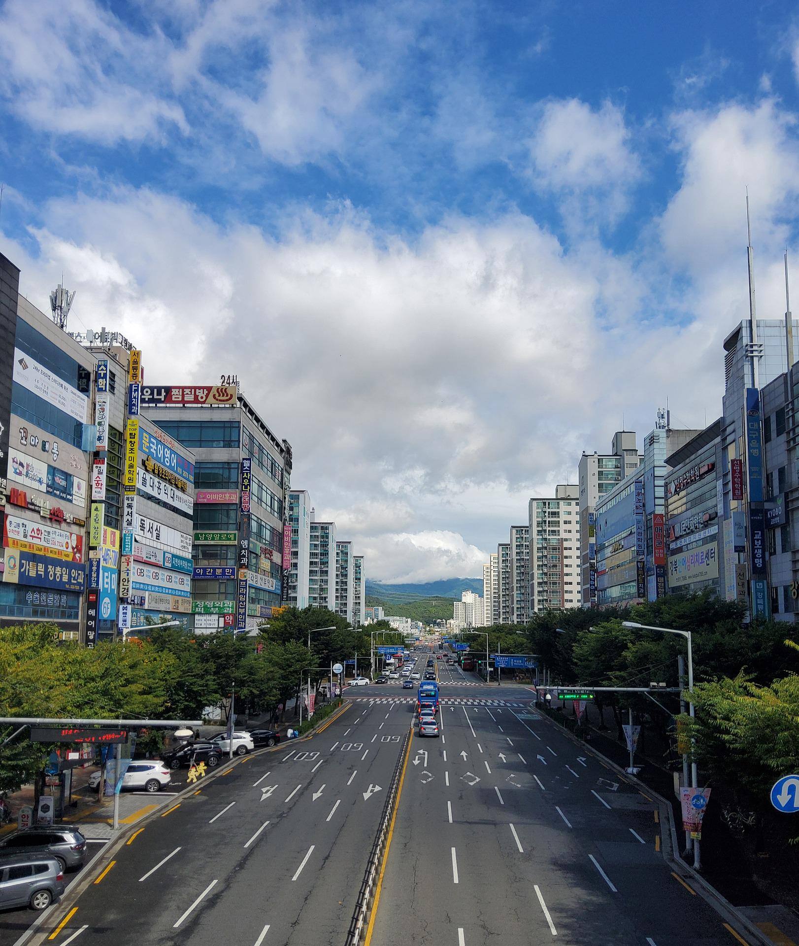 aifs-südkorea-work-and-travel-daegu-straße