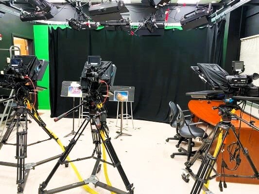Filmstudio an der Gilbert School beim Schüleraustausch