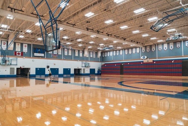 Sporthalle der Capilano Universtiy beim Auslandssemester in Kanada mit AIFS